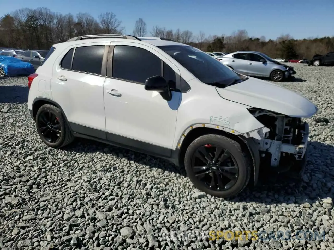 4 fotografías del automóvil dañado KL7CJLSBXLB315291 CHEVROLET TRAX 2020