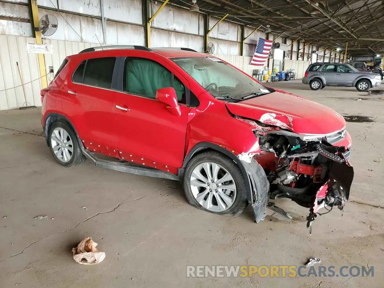 4 fotografías del automóvil dañado KL7CJMSB8LB343564 CHEVROLET TRAX 2020