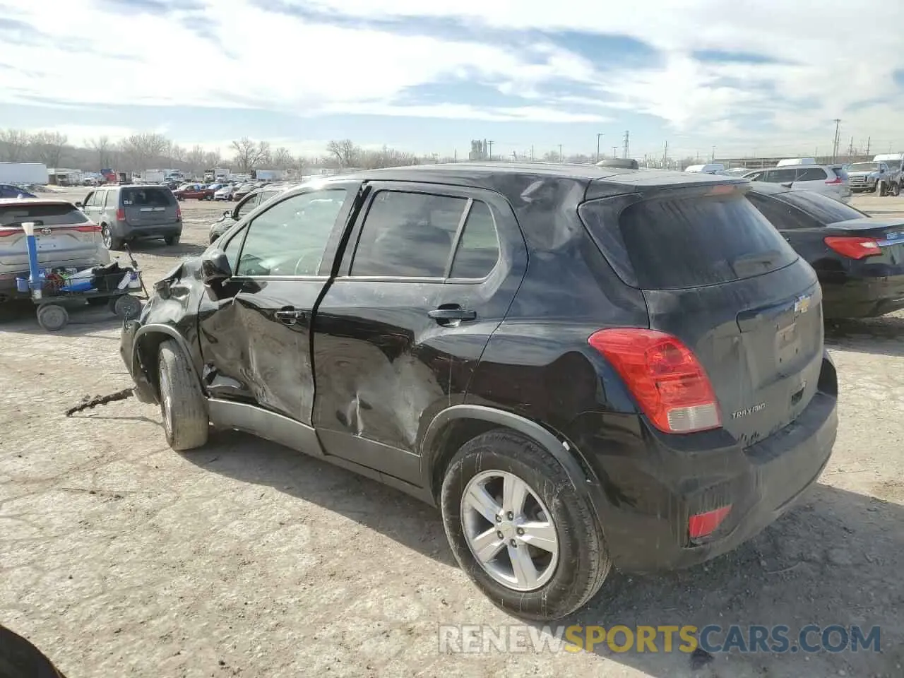 2 fotografías del automóvil dañado KL7CJNSB1LB020155 CHEVROLET TRAX 2020