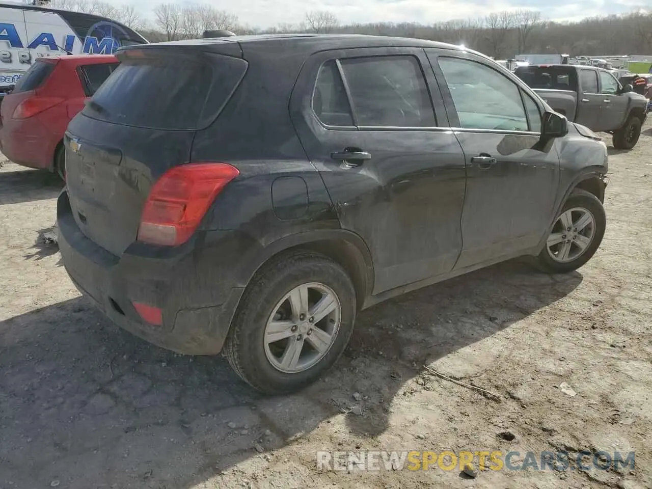3 fotografías del automóvil dañado KL7CJNSB1LB020155 CHEVROLET TRAX 2020