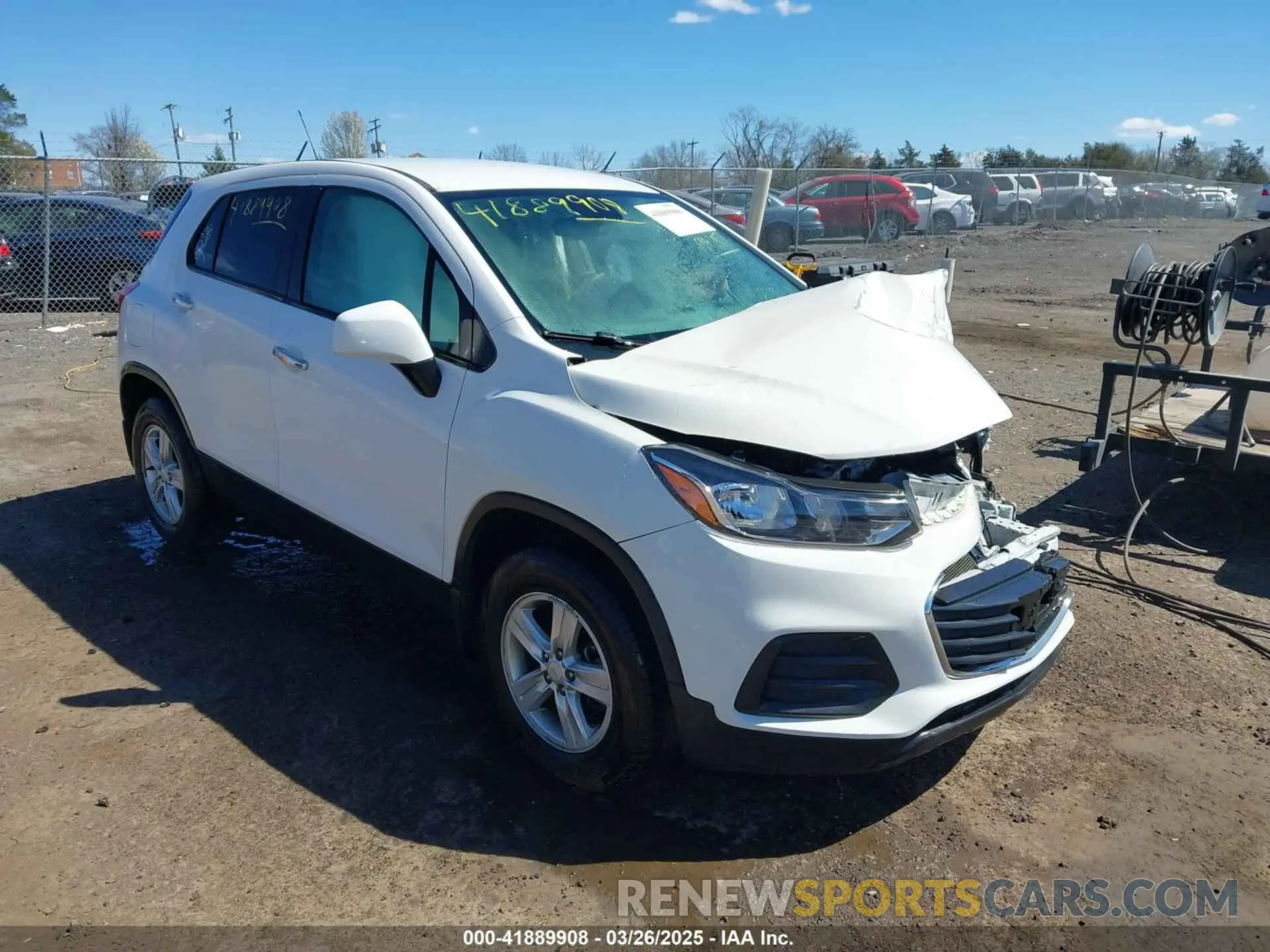 1 fotografías del automóvil dañado KL7CJNSB1LB090397 CHEVROLET TRAX 2020