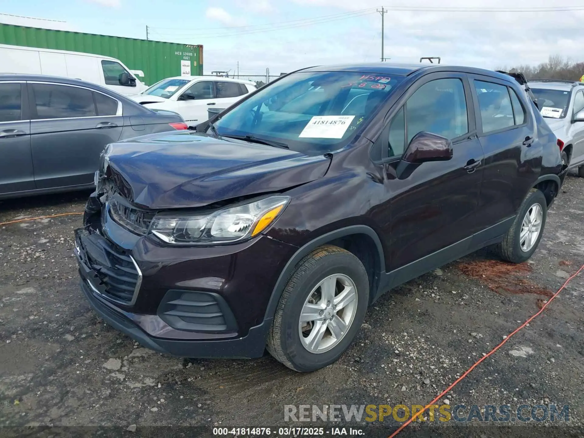 2 fotografías del automóvil dañado KL7CJNSB2LB336065 CHEVROLET TRAX 2020