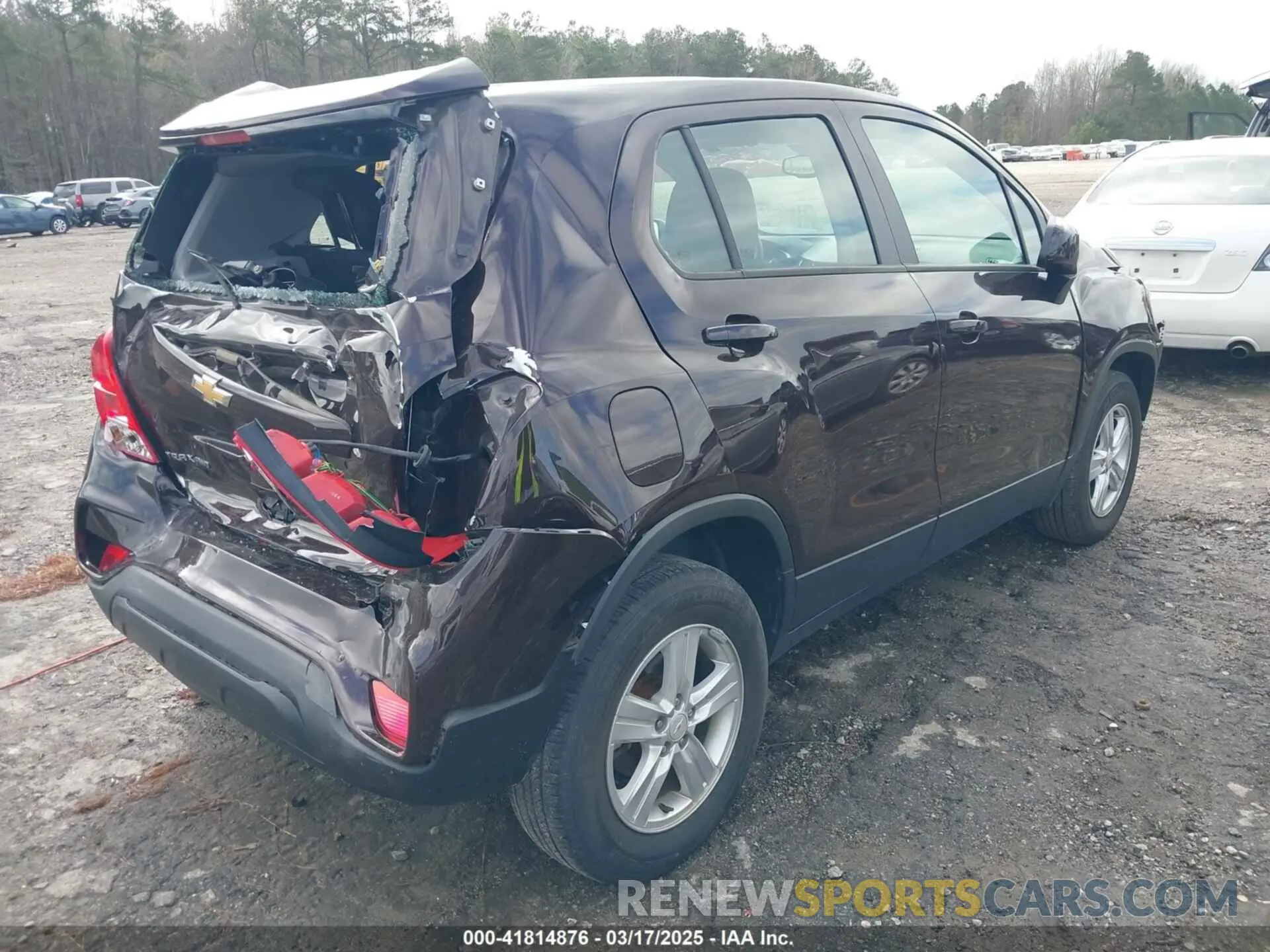 4 fotografías del automóvil dañado KL7CJNSB2LB336065 CHEVROLET TRAX 2020