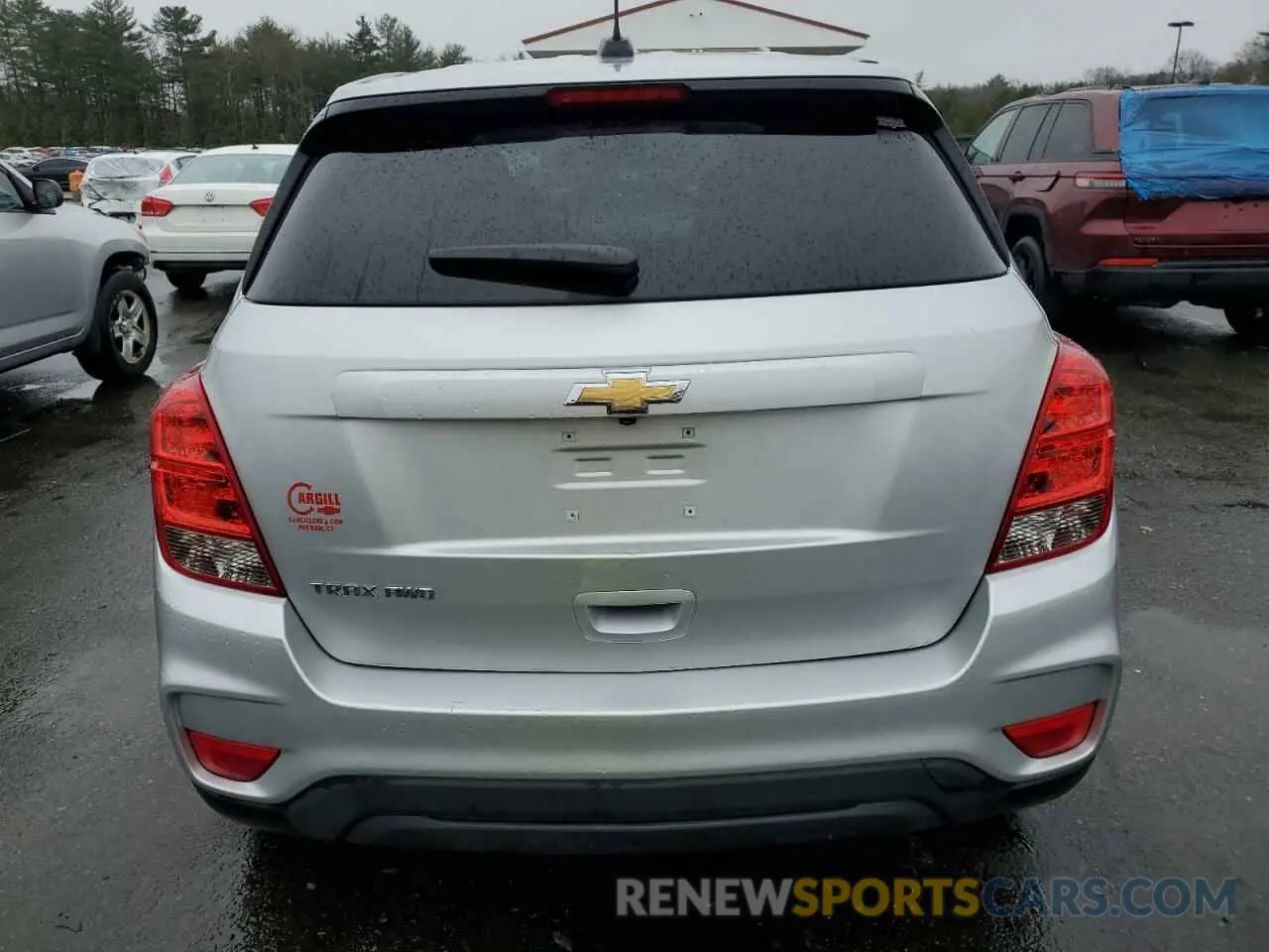 6 fotografías del automóvil dañado KL7CJNSB6LB030485 CHEVROLET TRAX 2020