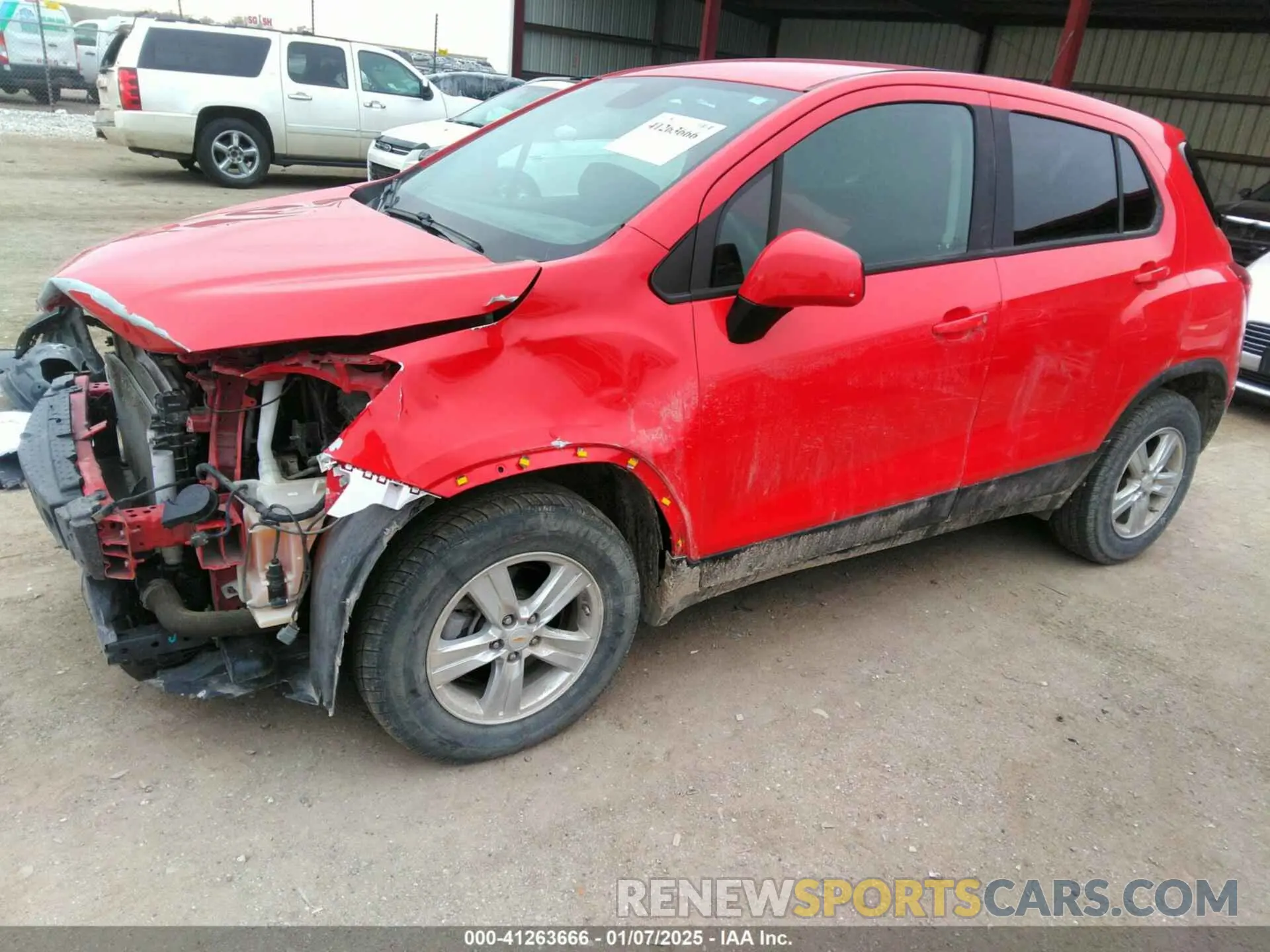 2 fotografías del automóvil dañado KL7CJNSB7LB353346 CHEVROLET TRAX 2020