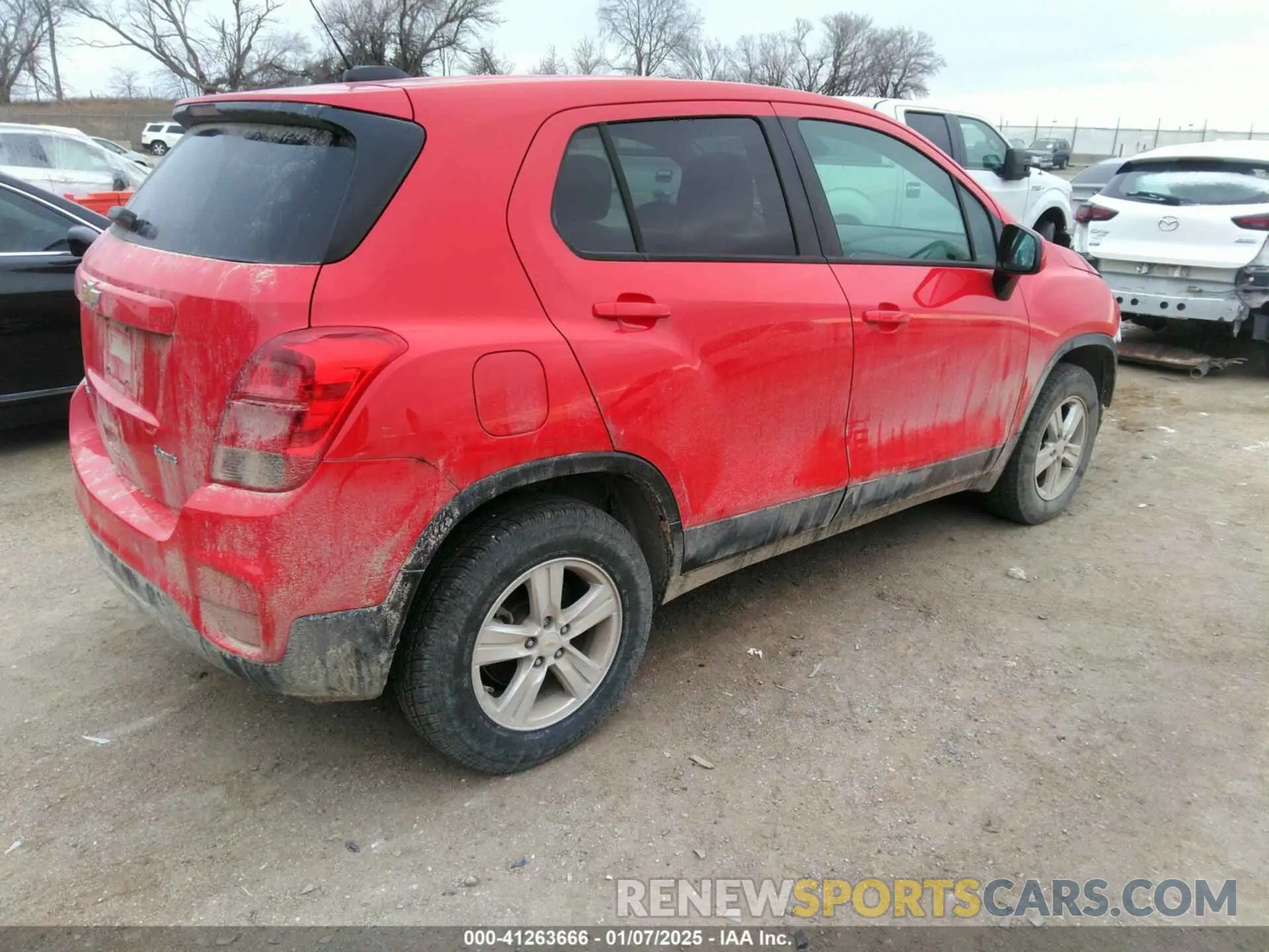 4 fotografías del automóvil dañado KL7CJNSB7LB353346 CHEVROLET TRAX 2020