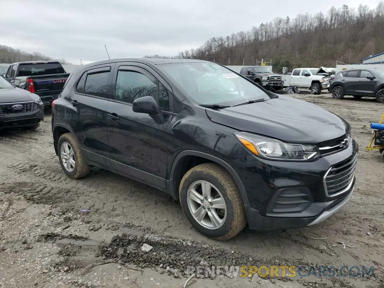 4 fotografías del automóvil dañado KL7CJNSBXLB059522 CHEVROLET TRAX 2020