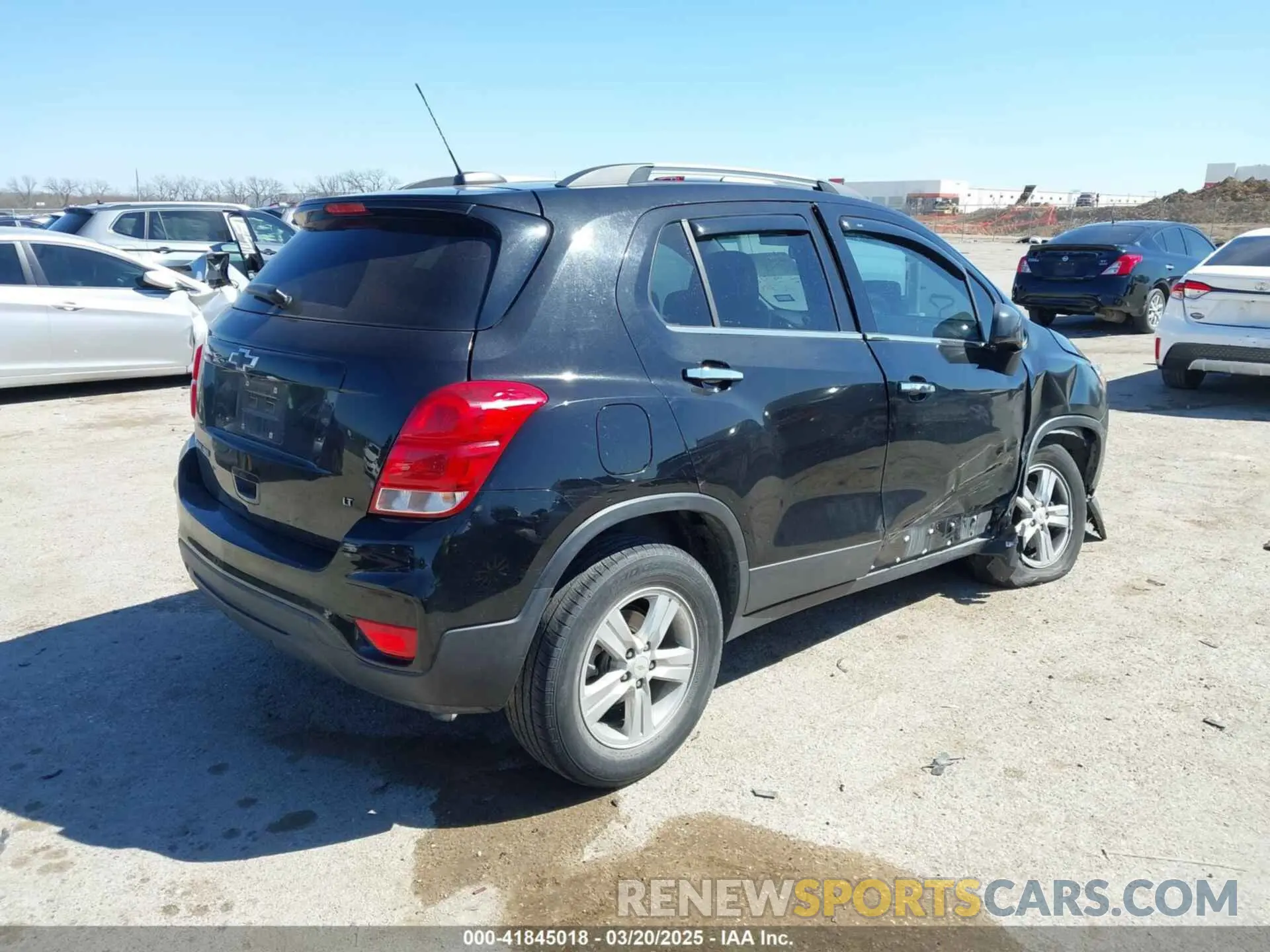 4 fotografías del automóvil dañado KL7CJPSB8LB038616 CHEVROLET TRAX 2020