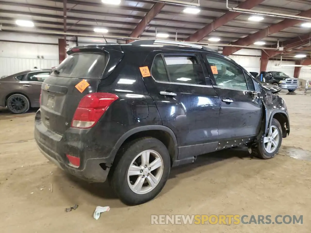 3 fotografías del automóvil dañado KL7CJPSBXLB000885 CHEVROLET TRAX 2020