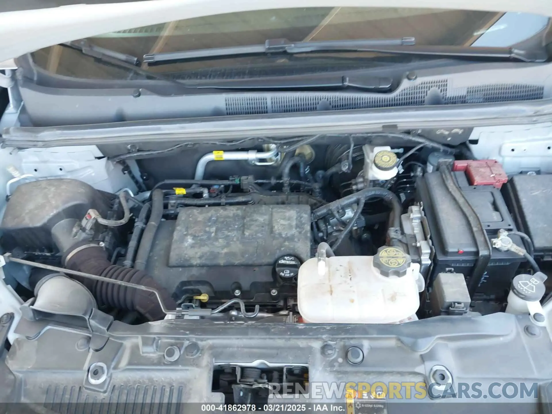 10 fotografías del automóvil dañado KL7CJKSB0MB335660 CHEVROLET TRAX 2021