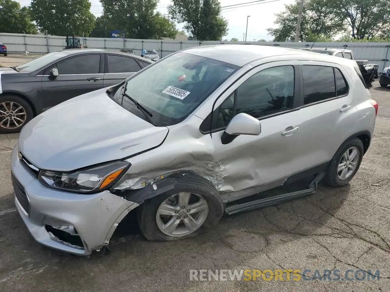 1 fotografías del automóvil dañado KL7CJKSB1MB312145 CHEVROLET TRAX 2021
