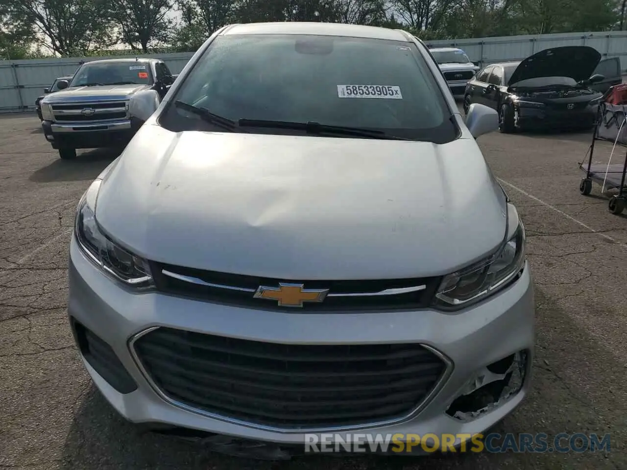 5 fotografías del automóvil dañado KL7CJKSB1MB312145 CHEVROLET TRAX 2021