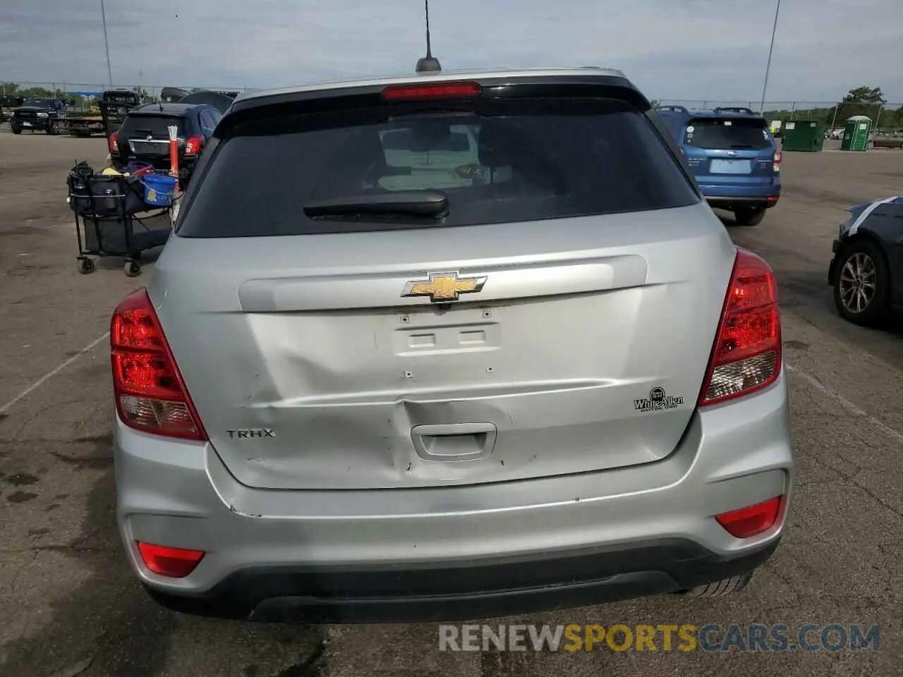 6 fotografías del automóvil dañado KL7CJKSB1MB312145 CHEVROLET TRAX 2021