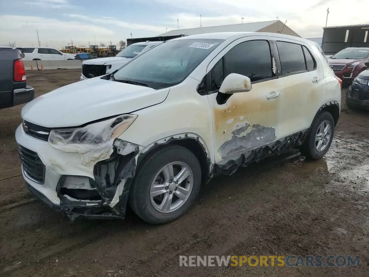 1 fotografías del automóvil dañado KL7CJKSB1MB312761 CHEVROLET TRAX 2021