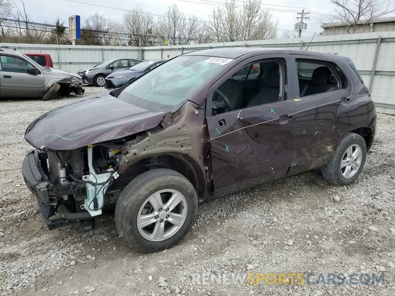 1 fotografías del automóvil dañado KL7CJKSB1MB314199 CHEVROLET TRAX 2021