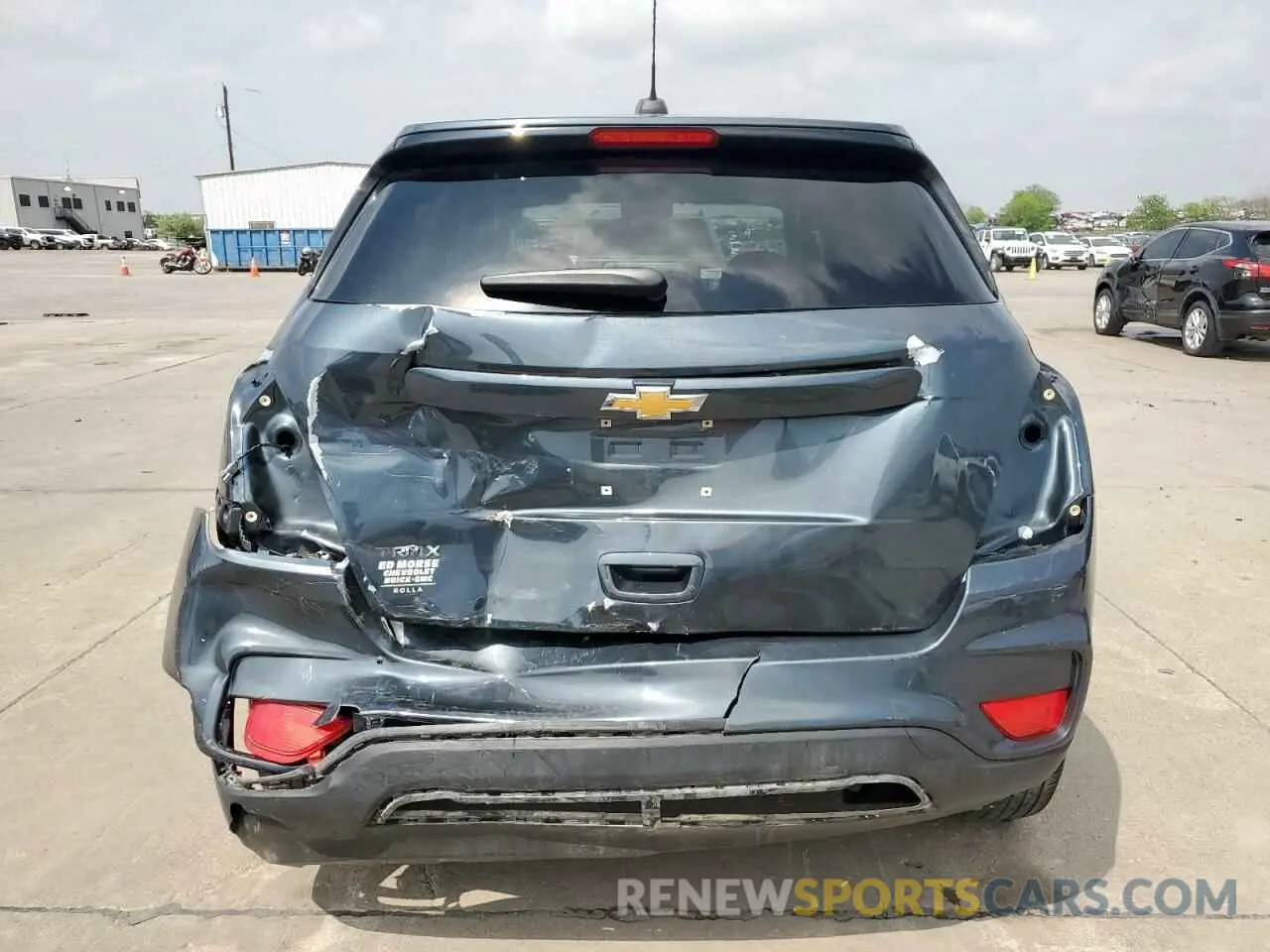 6 fotografías del automóvil dañado KL7CJKSB6MB314988 CHEVROLET TRAX 2021
