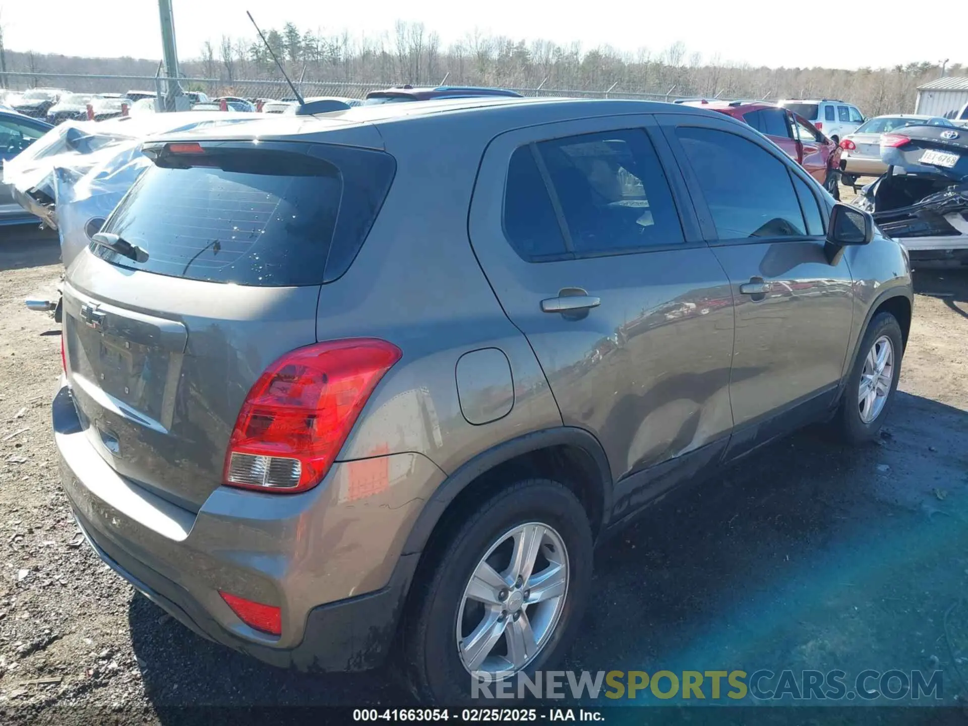 4 fotografías del automóvil dañado KL7CJKSB7MB306172 CHEVROLET TRAX 2021