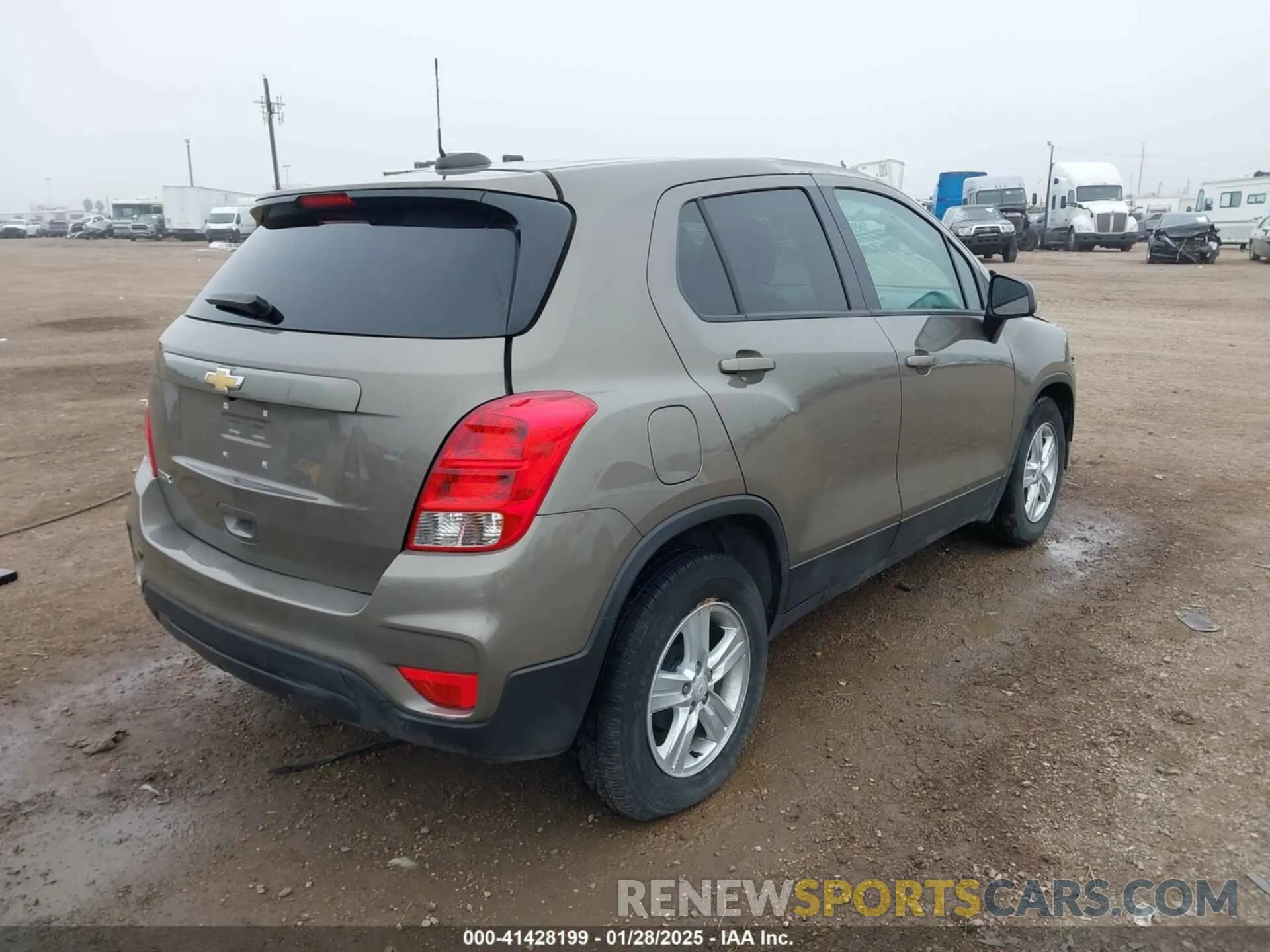 4 fotografías del automóvil dañado KL7CJKSB7MB334134 CHEVROLET TRAX 2021