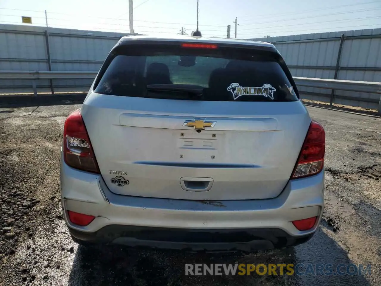 6 fotografías del automóvil dañado KL7CJKSB9MB306982 CHEVROLET TRAX 2021