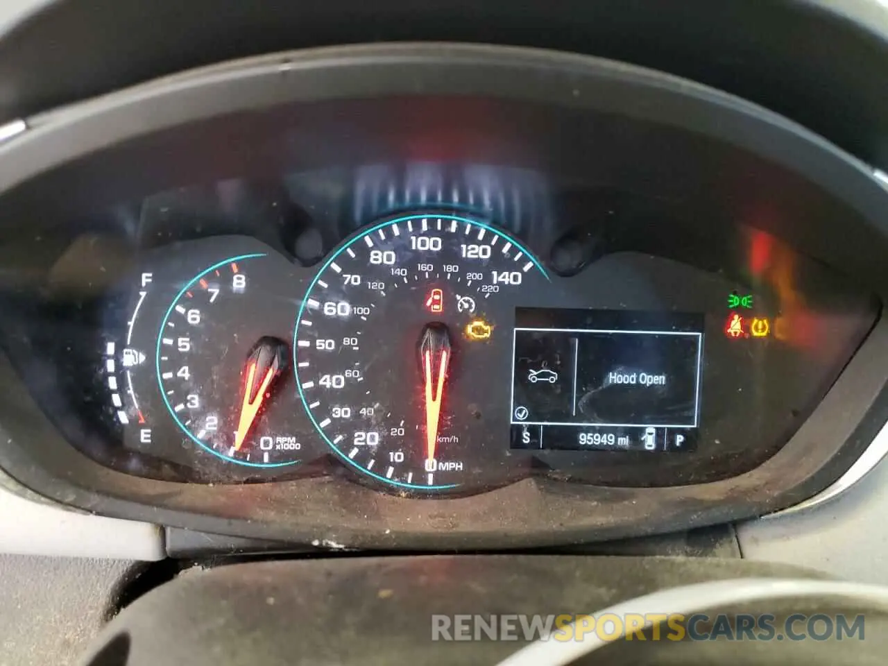 9 fotografías del automóvil dañado KL7CJKSB9MB306982 CHEVROLET TRAX 2021