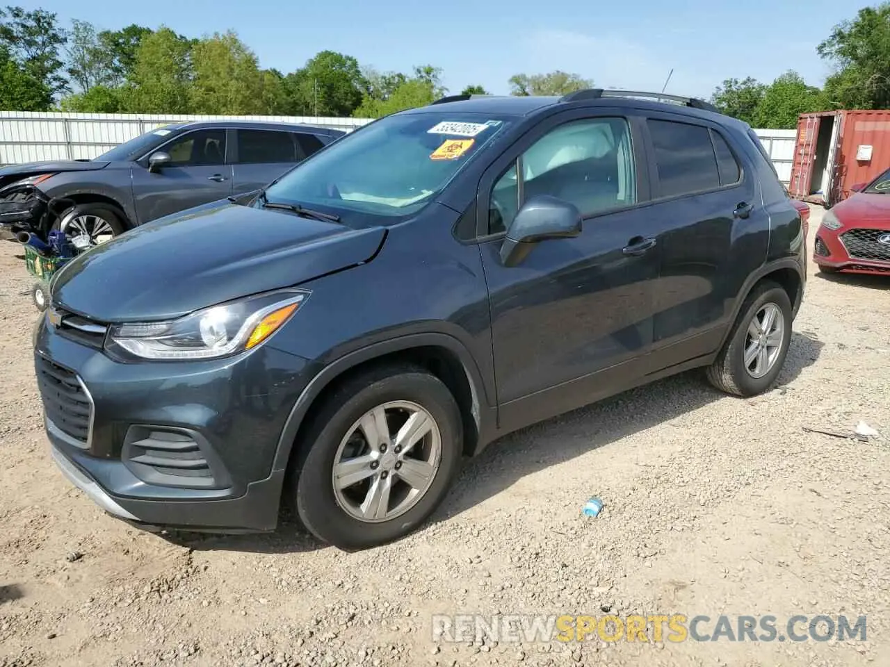 1 fotografías del automóvil dañado KL7CJLSB0MB329962 CHEVROLET TRAX 2021