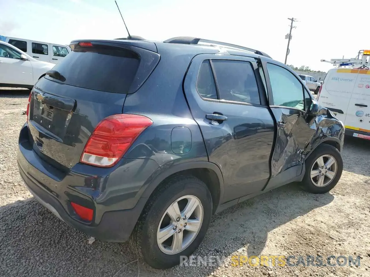 3 fotografías del automóvil dañado KL7CJLSB0MB329962 CHEVROLET TRAX 2021