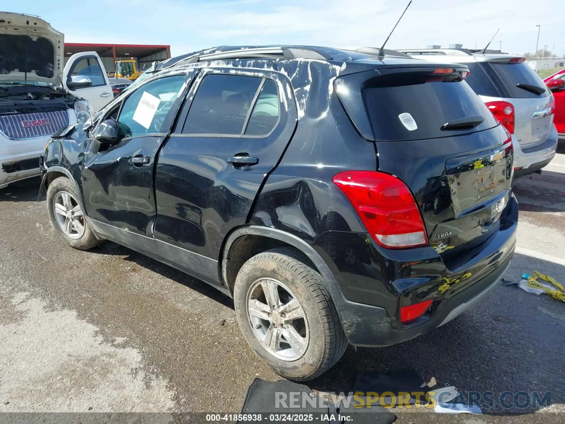 3 fotografías del automóvil dañado KL7CJLSB1MB308389 CHEVROLET TRAX 2021