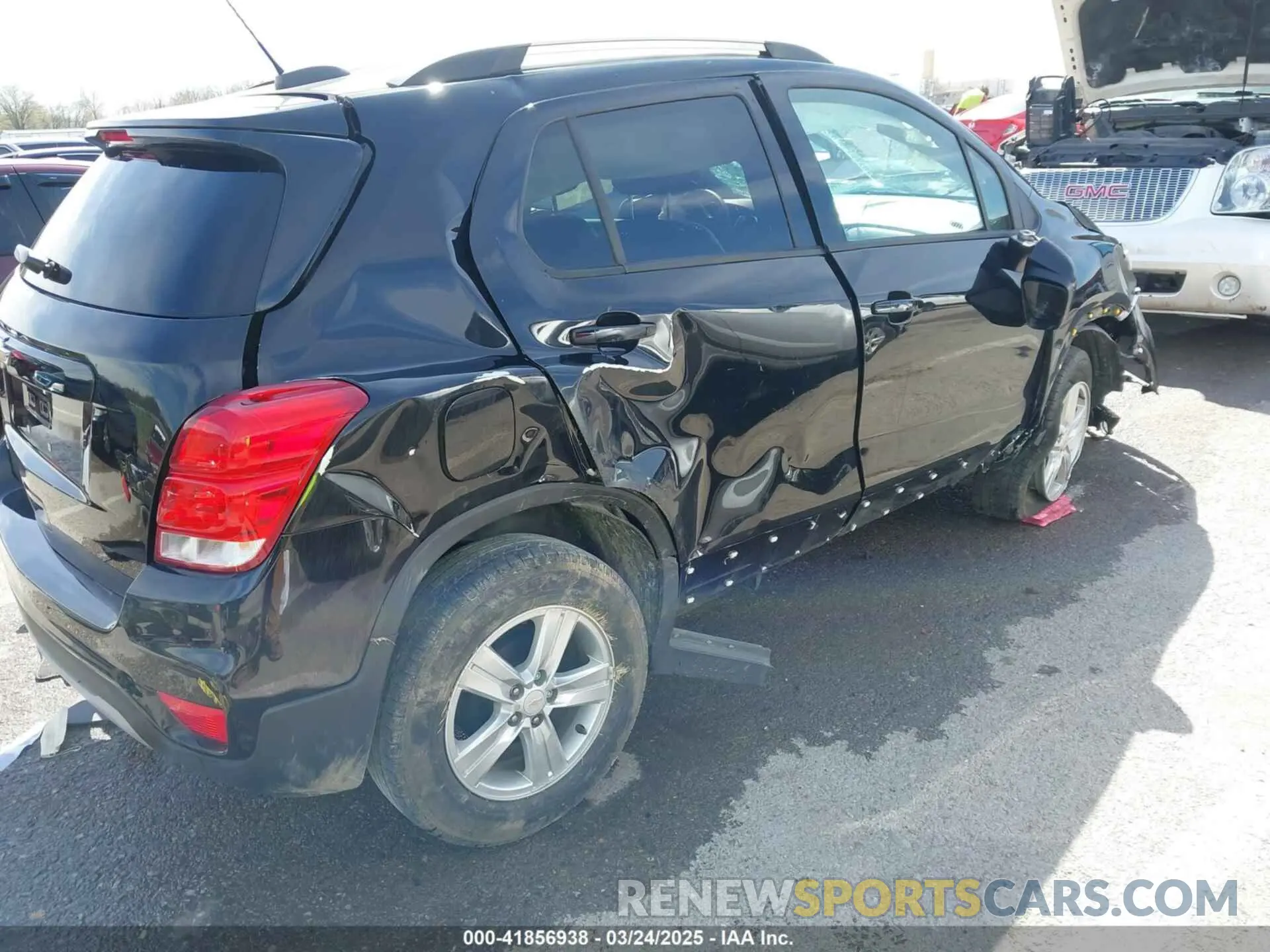 4 fotografías del automóvil dañado KL7CJLSB1MB308389 CHEVROLET TRAX 2021