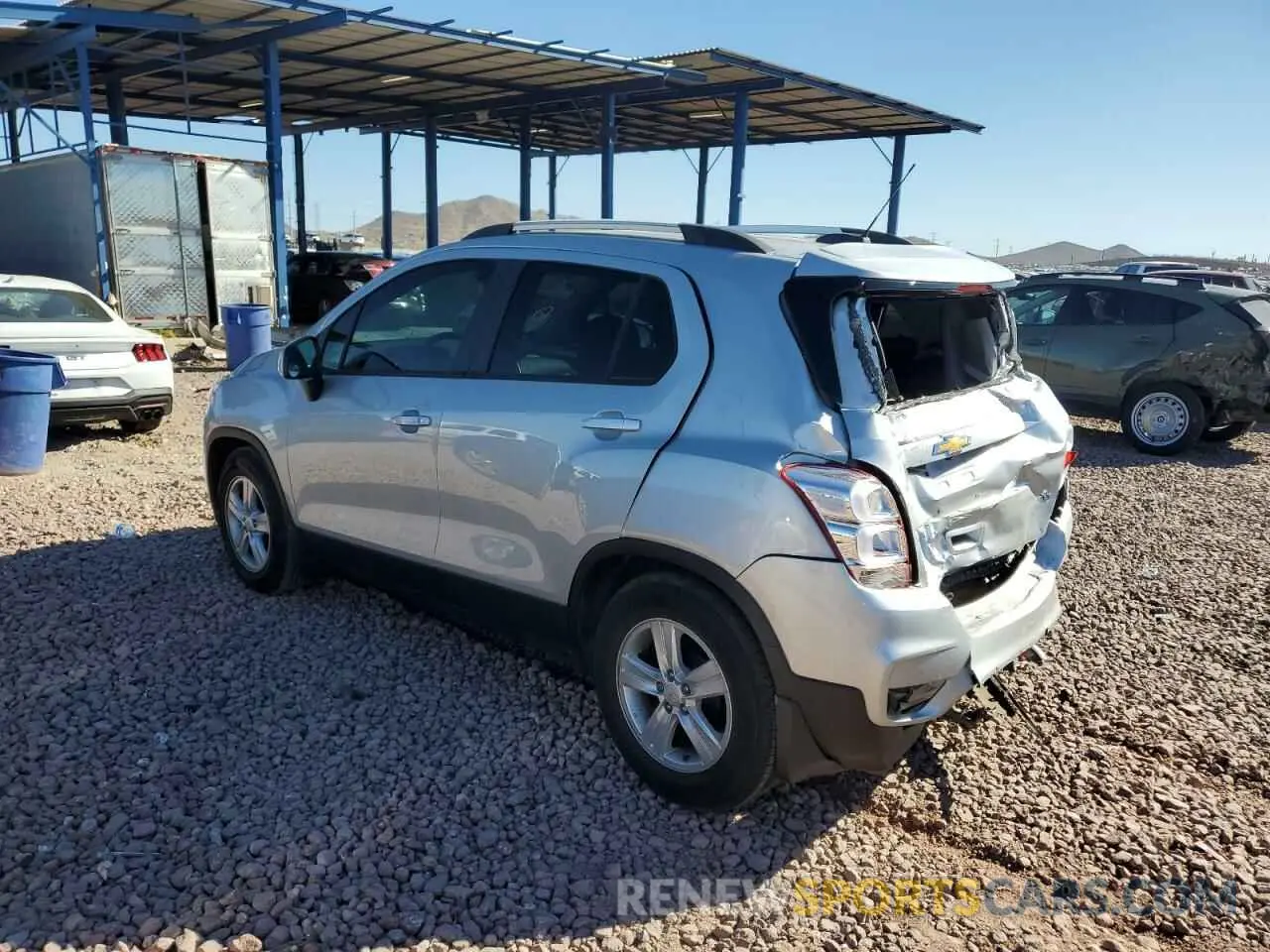 2 fotografías del automóvil dañado KL7CJLSB1MB342509 CHEVROLET TRAX 2021
