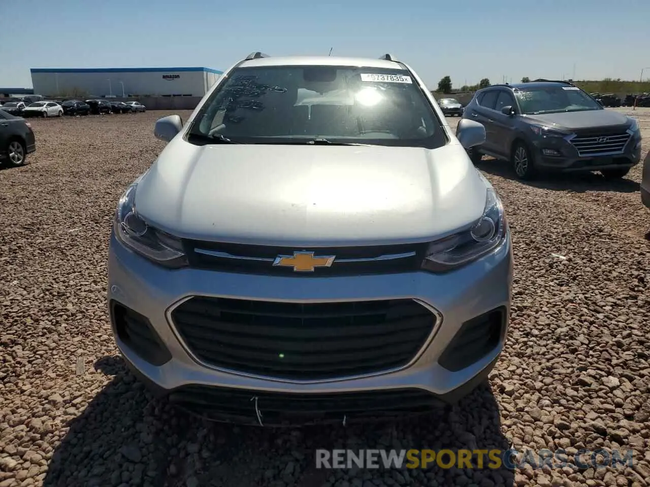 5 fotografías del automóvil dañado KL7CJLSB1MB342509 CHEVROLET TRAX 2021