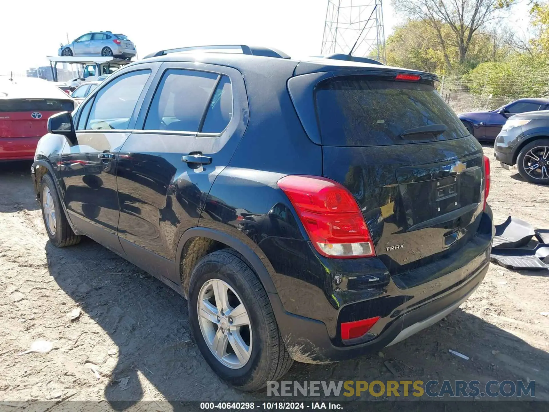 3 fotografías del automóvil dañado KL7CJLSB2MB310328 CHEVROLET TRAX 2021