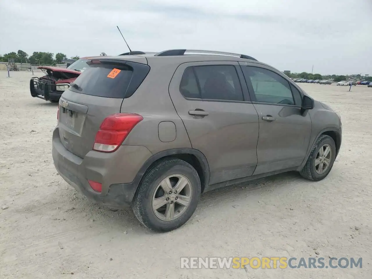 3 fotografías del automóvil dañado KL7CJLSB3MB306708 CHEVROLET TRAX 2021