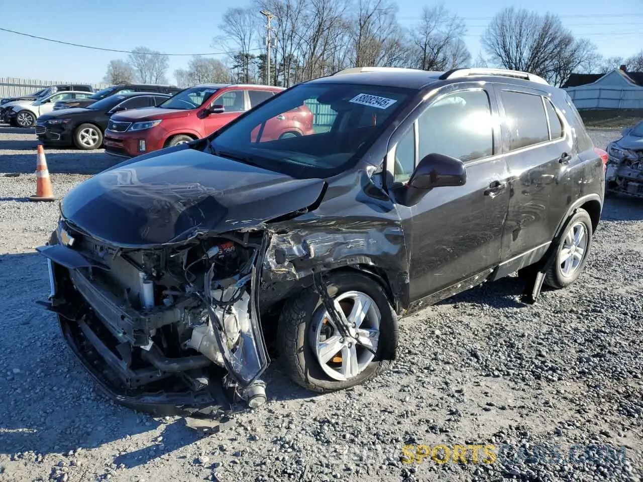 1 fotografías del automóvil dañado KL7CJLSB3MB329793 CHEVROLET TRAX 2021