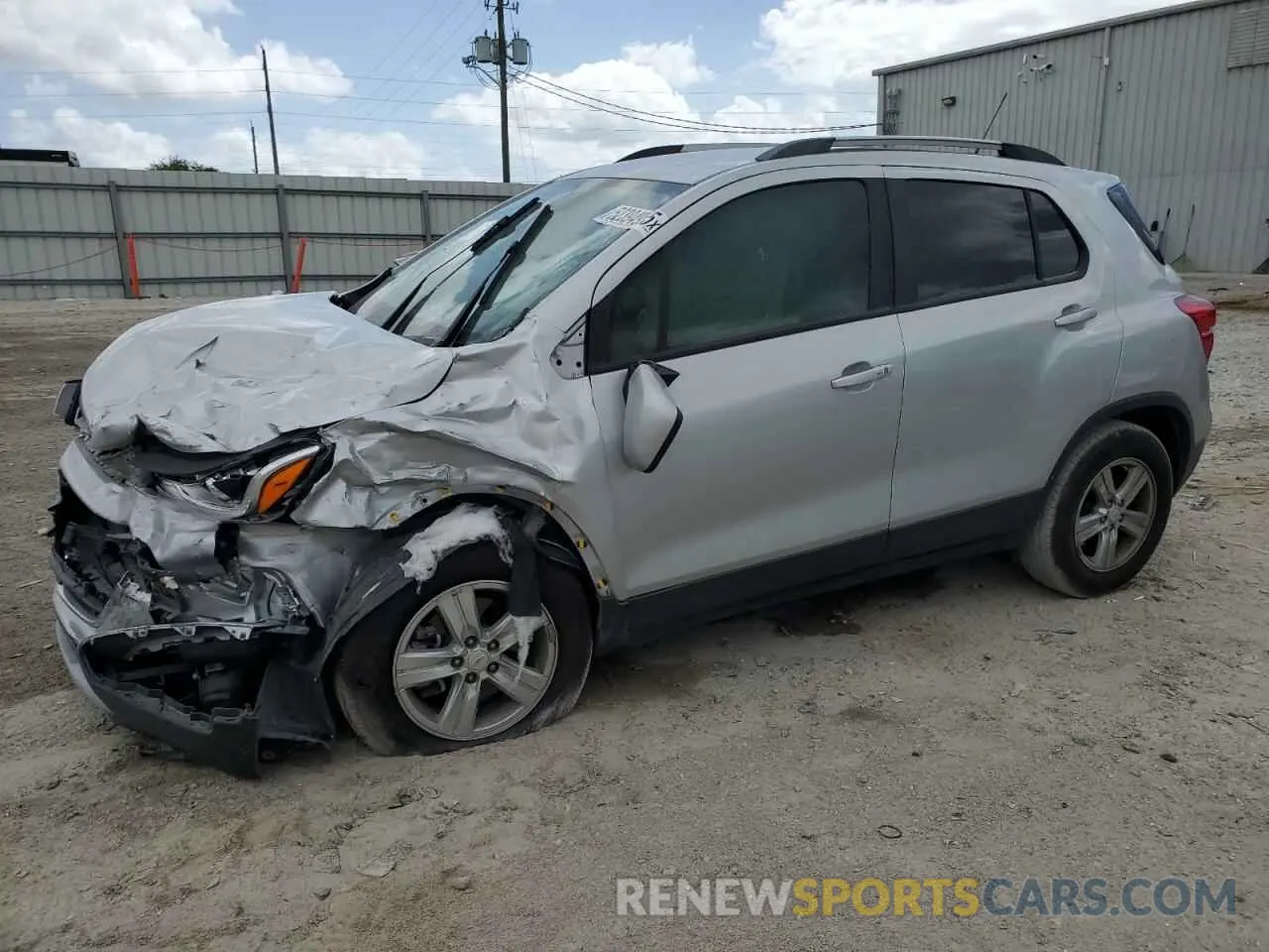 1 fotografías del automóvil dañado KL7CJLSB3MB337926 CHEVROLET TRAX 2021