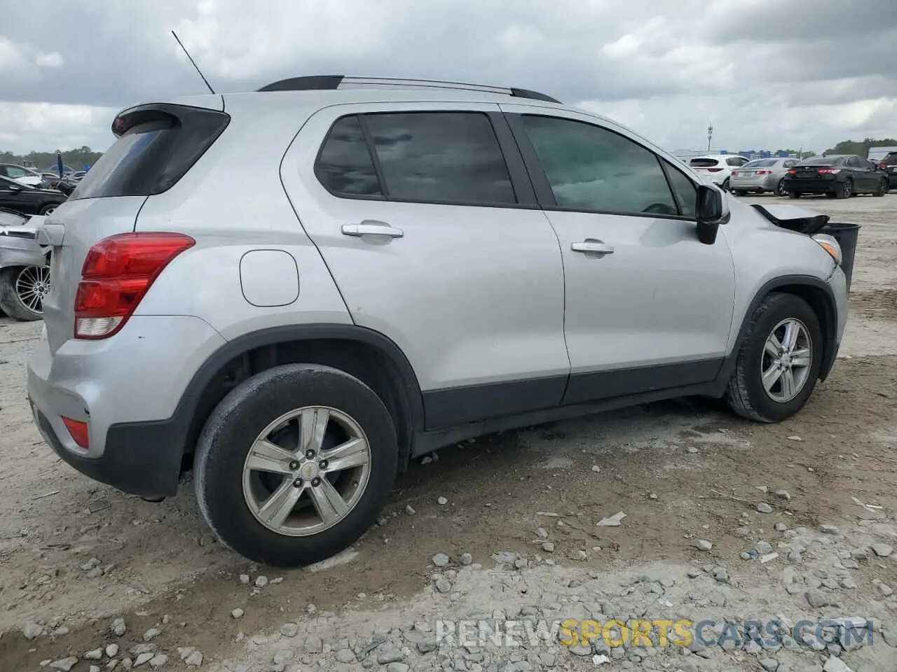 3 fotografías del automóvil dañado KL7CJLSB3MB337926 CHEVROLET TRAX 2021
