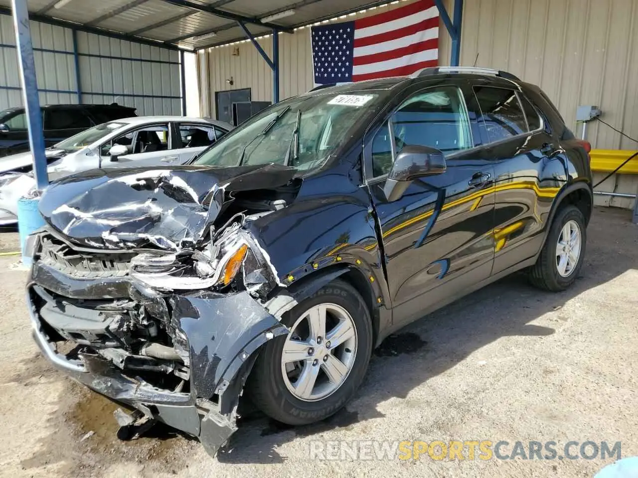 1 fotografías del automóvil dañado KL7CJLSB4MB337126 CHEVROLET TRAX 2021