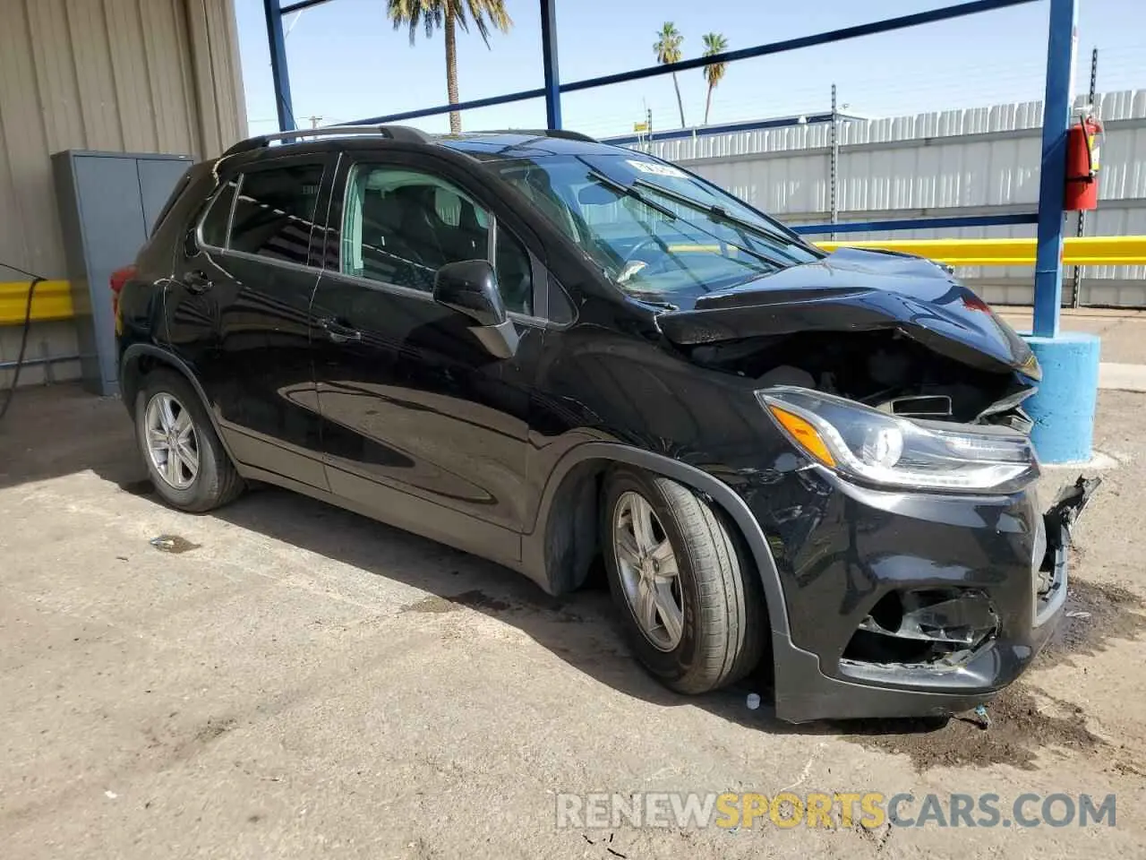 4 fotografías del automóvil dañado KL7CJLSB4MB337126 CHEVROLET TRAX 2021