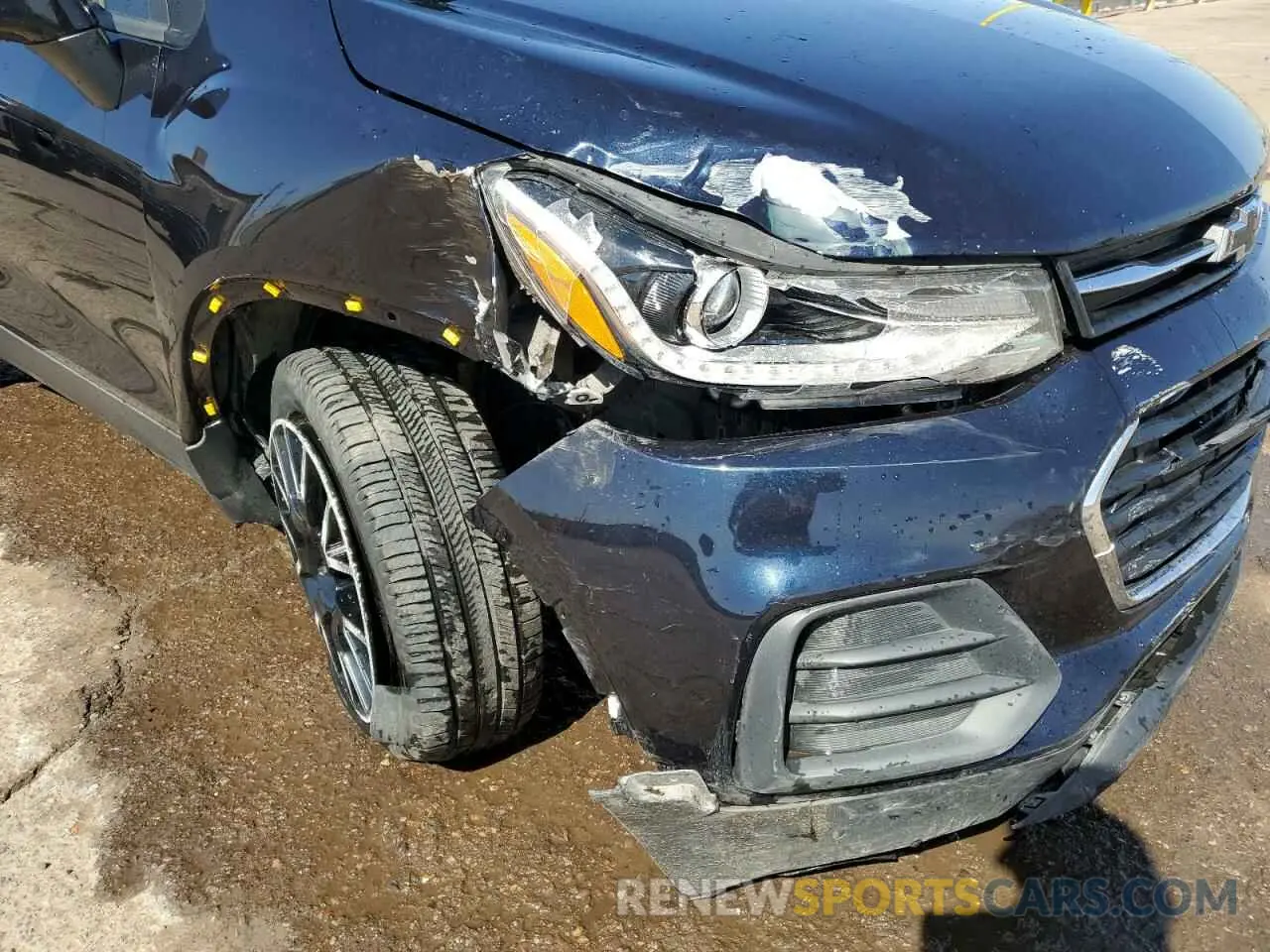 9 fotografías del automóvil dañado KL7CJLSB4MB356436 CHEVROLET TRAX 2021