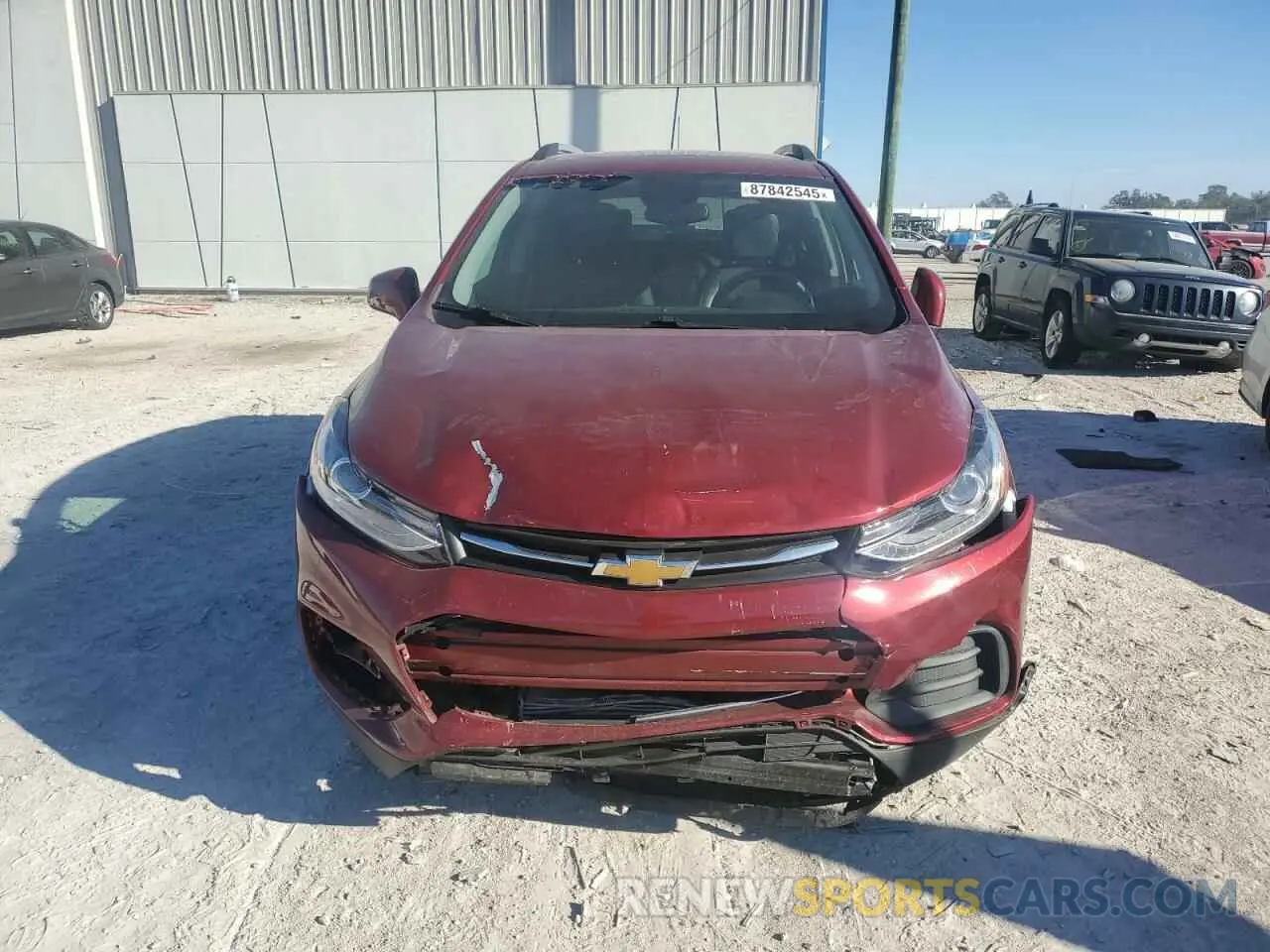 5 fotografías del automóvil dañado KL7CJLSB5MB317595 CHEVROLET TRAX 2021