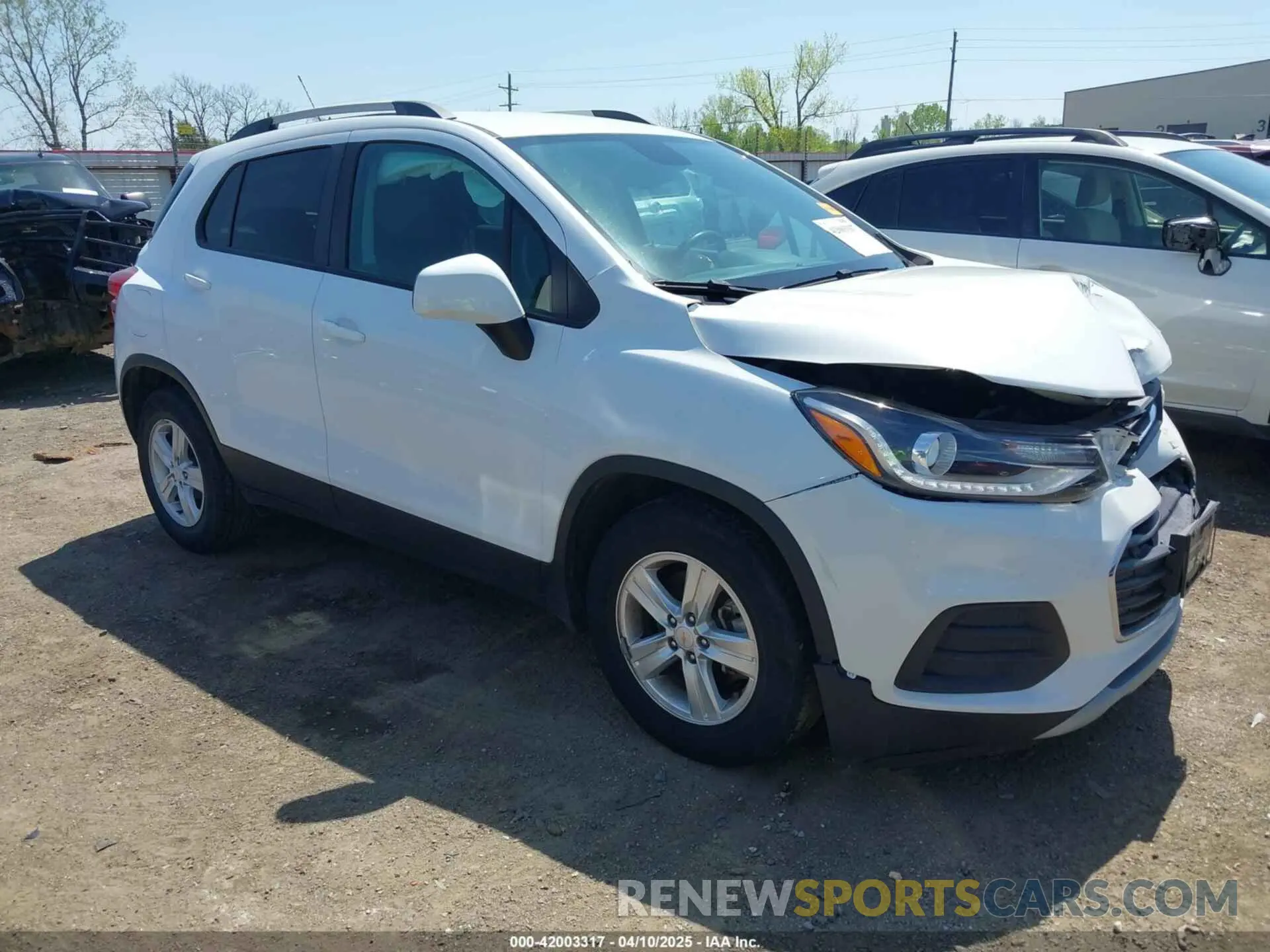 1 fotografías del automóvil dañado KL7CJLSB6MB323521 CHEVROLET TRAX 2021