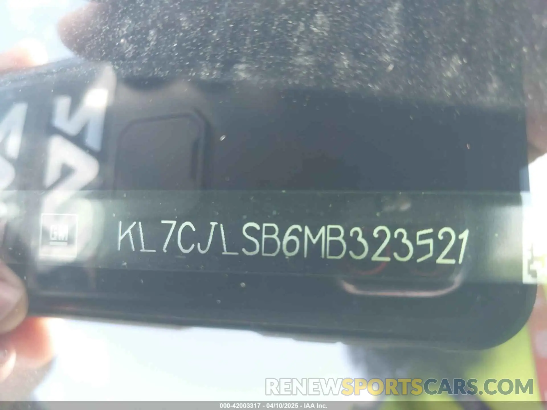 9 fotografías del automóvil dañado KL7CJLSB6MB323521 CHEVROLET TRAX 2021