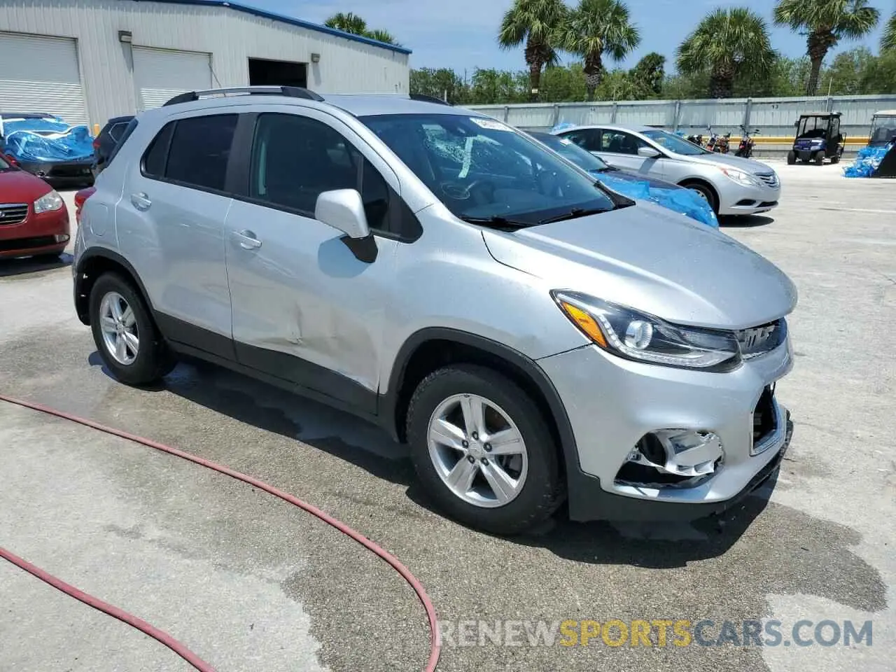 4 fotografías del automóvil dañado KL7CJLSB6MB328122 CHEVROLET TRAX 2021