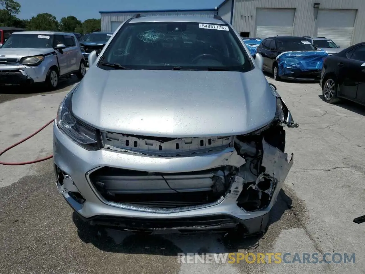 5 fotografías del automóvil dañado KL7CJLSB6MB328122 CHEVROLET TRAX 2021
