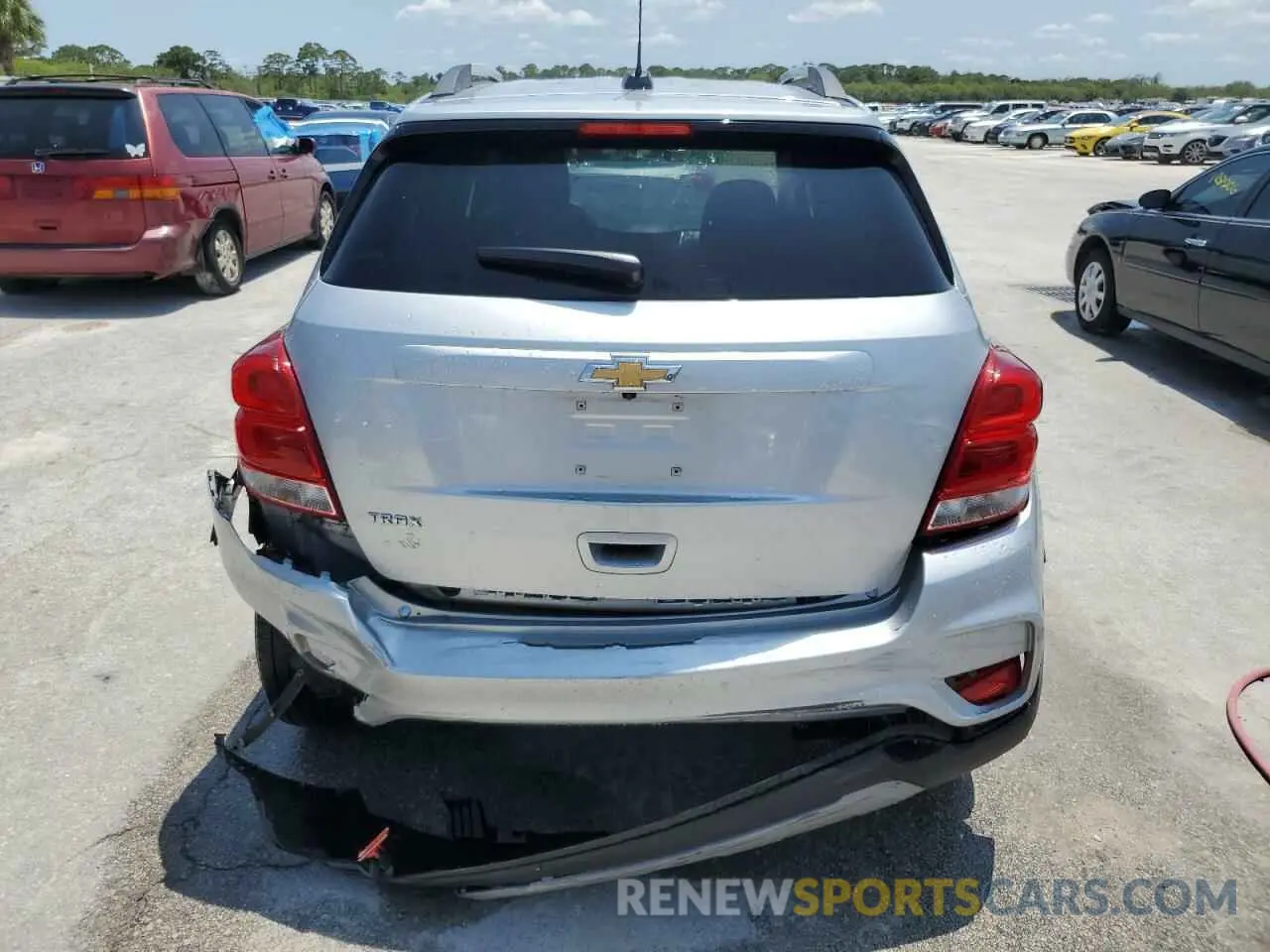 6 fotografías del automóvil dañado KL7CJLSB6MB328122 CHEVROLET TRAX 2021