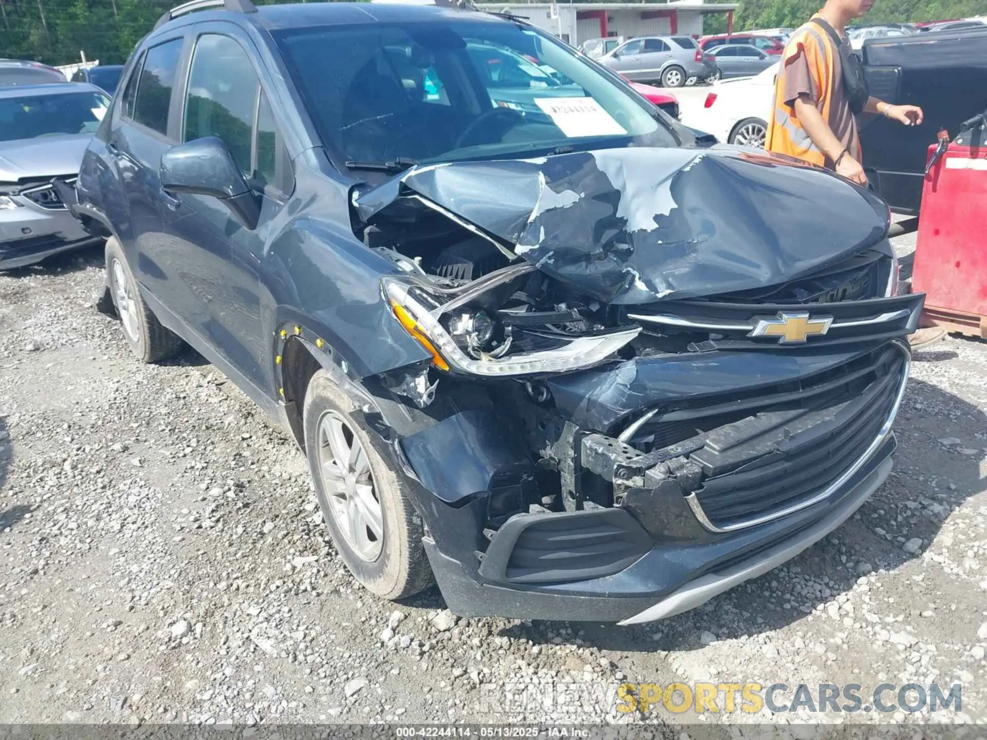 6 fotografías del automóvil dañado KL7CJLSB7MB325696 CHEVROLET TRAX 2021