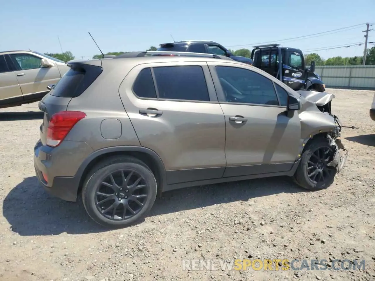 3 fotografías del automóvil dañado KL7CJLSB7MB336701 CHEVROLET TRAX 2021