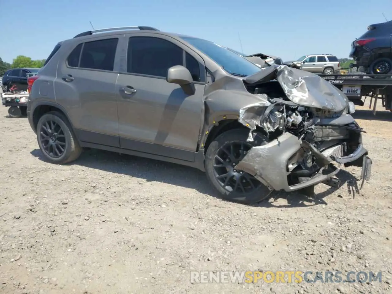 4 fotografías del automóvil dañado KL7CJLSB7MB336701 CHEVROLET TRAX 2021