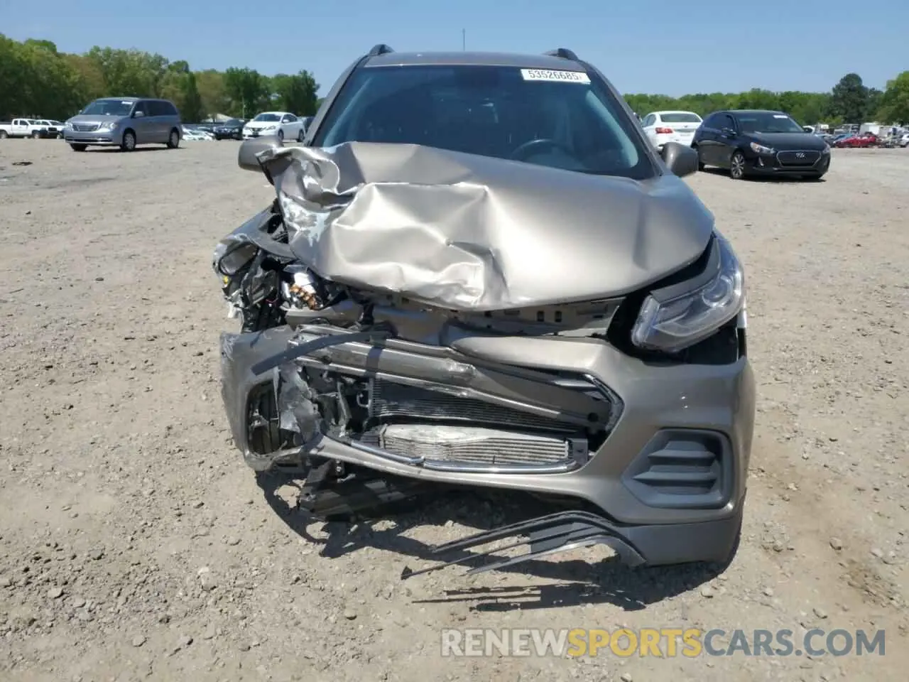 5 fotografías del automóvil dañado KL7CJLSB7MB336701 CHEVROLET TRAX 2021