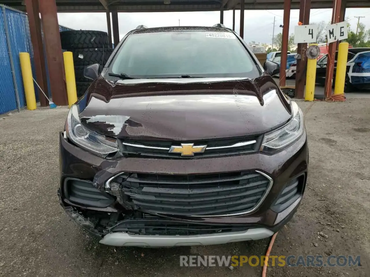5 fotografías del automóvil dañado KL7CJLSB8MB310477 CHEVROLET TRAX 2021