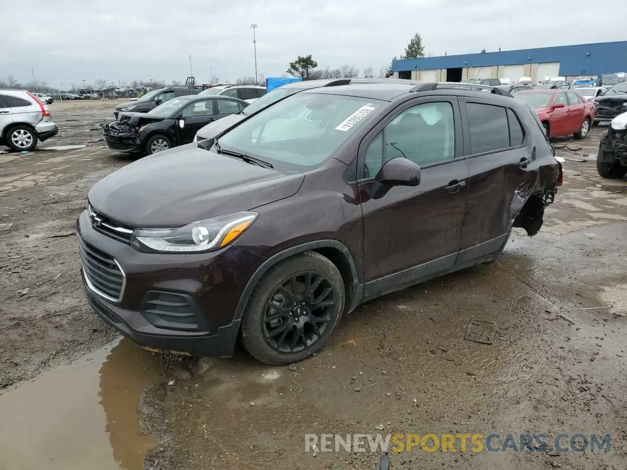 1 fotografías del automóvil dañado KL7CJLSB8MB329062 CHEVROLET TRAX 2021
